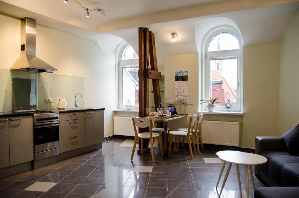 City Inn Riga Apartment, Old Town Panorama View With Parking Bagian luar foto